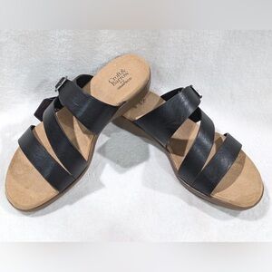 Croft & Barrow Black and Tan Women's Sandals